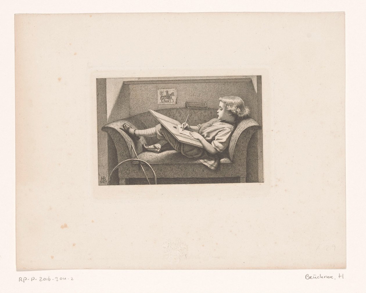 Il piccolo disegnatore da Hugo Bürkner