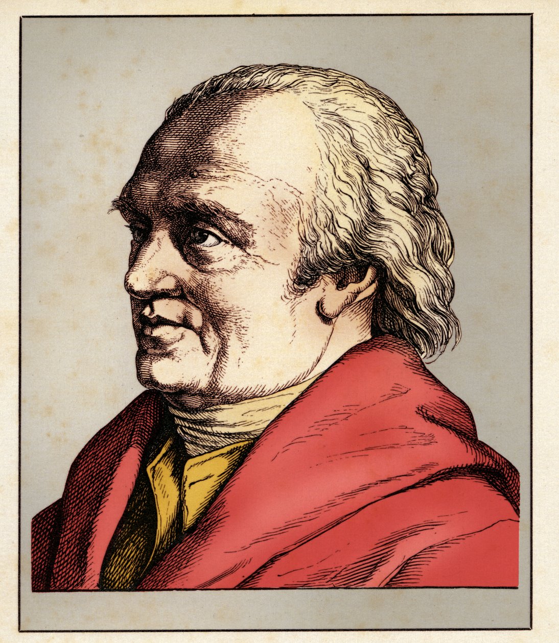 Frederick William Herschel (15 novembre 1738-25 agosto 1822) (incisione) da Hugo Bürkner
