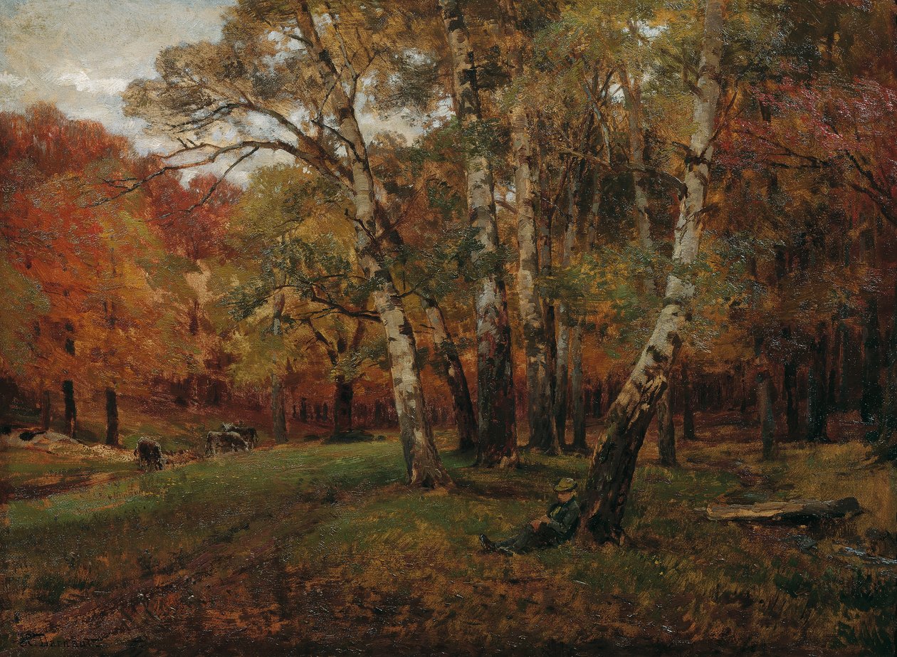Paesaggio con betulle da Hugo Darnaut
