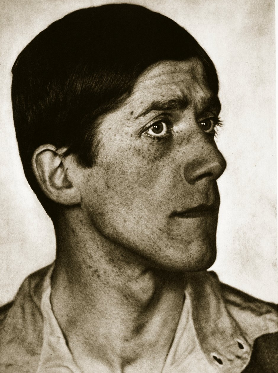 Oskar Kokoschka (foto seppia) da Hugo Erfurth
