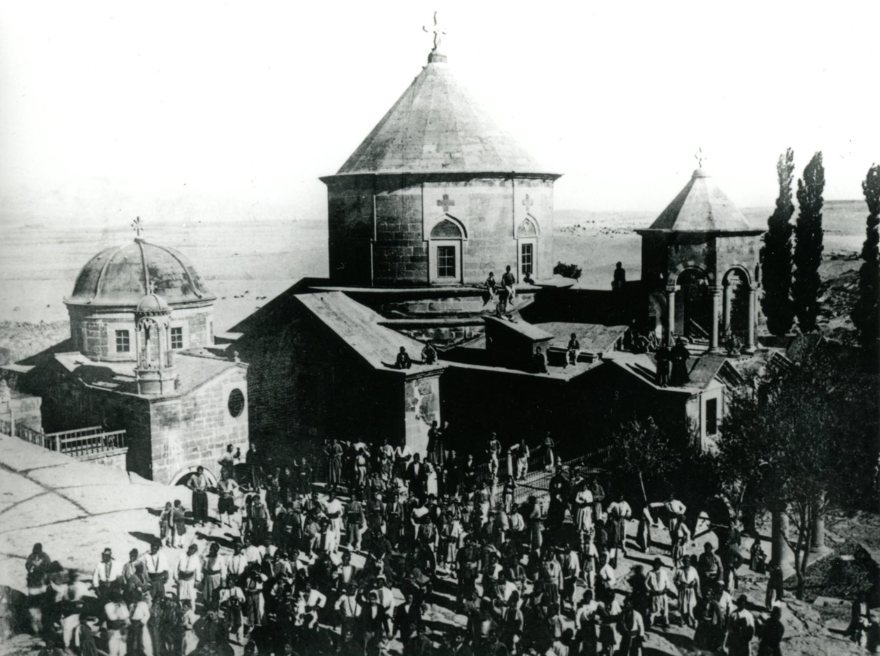 Pellegrinaggio al monastero di Tomarza, a sud-est di Kayseri da Hugo Grothe