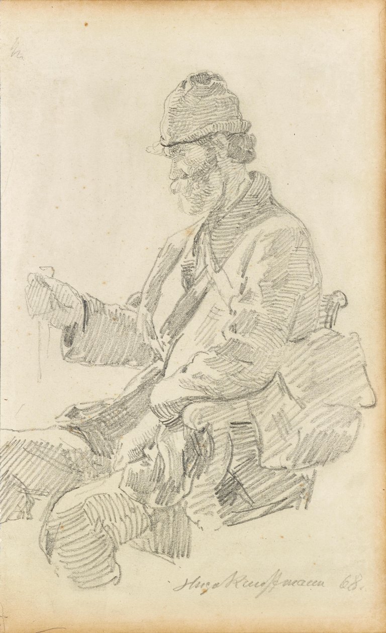 Escursionista in riposo da Hugo Kauffmann