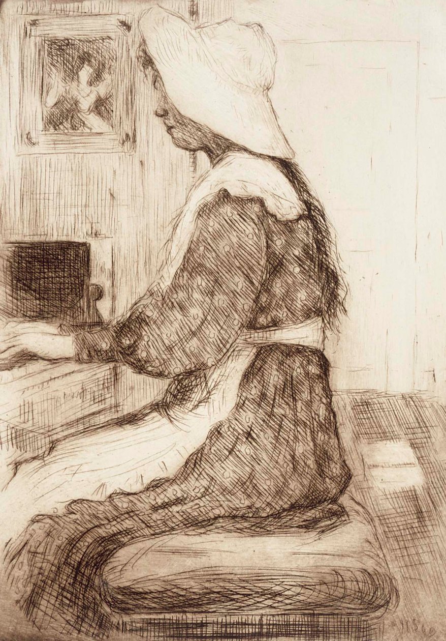 Al pianoforte da Hugo Simberg