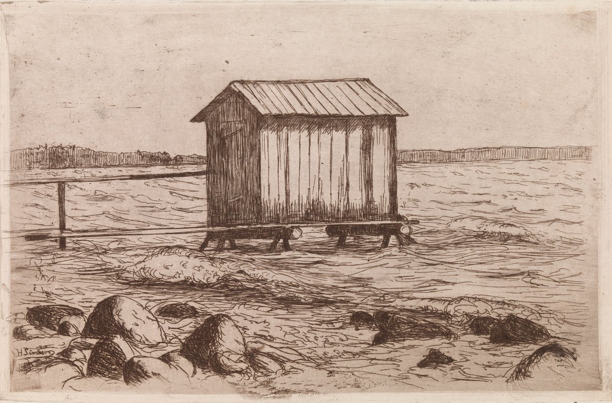 Cabina da bagno da Hugo Simberg
