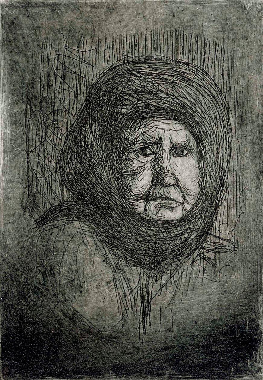 Nonna scopa I da Hugo Simberg