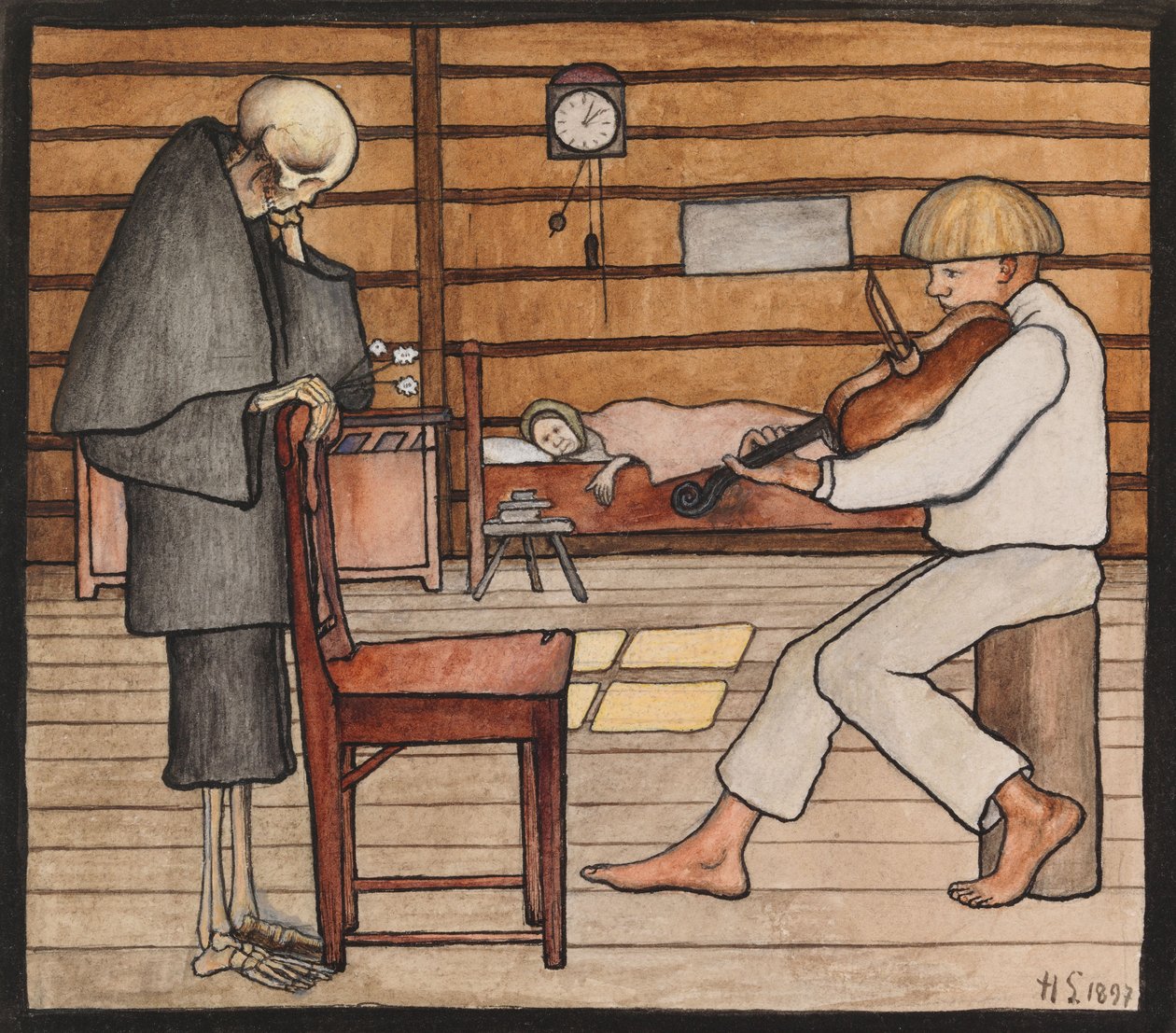La morte ascolta da Hugo Simberg