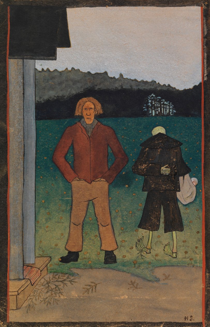 Der Tod und der Bauer da Hugo Simberg