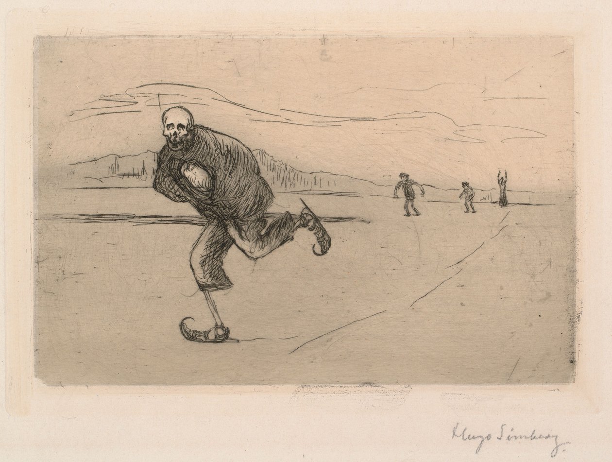 Morte sui pattini; Pattinaggio mortale da Hugo Simberg