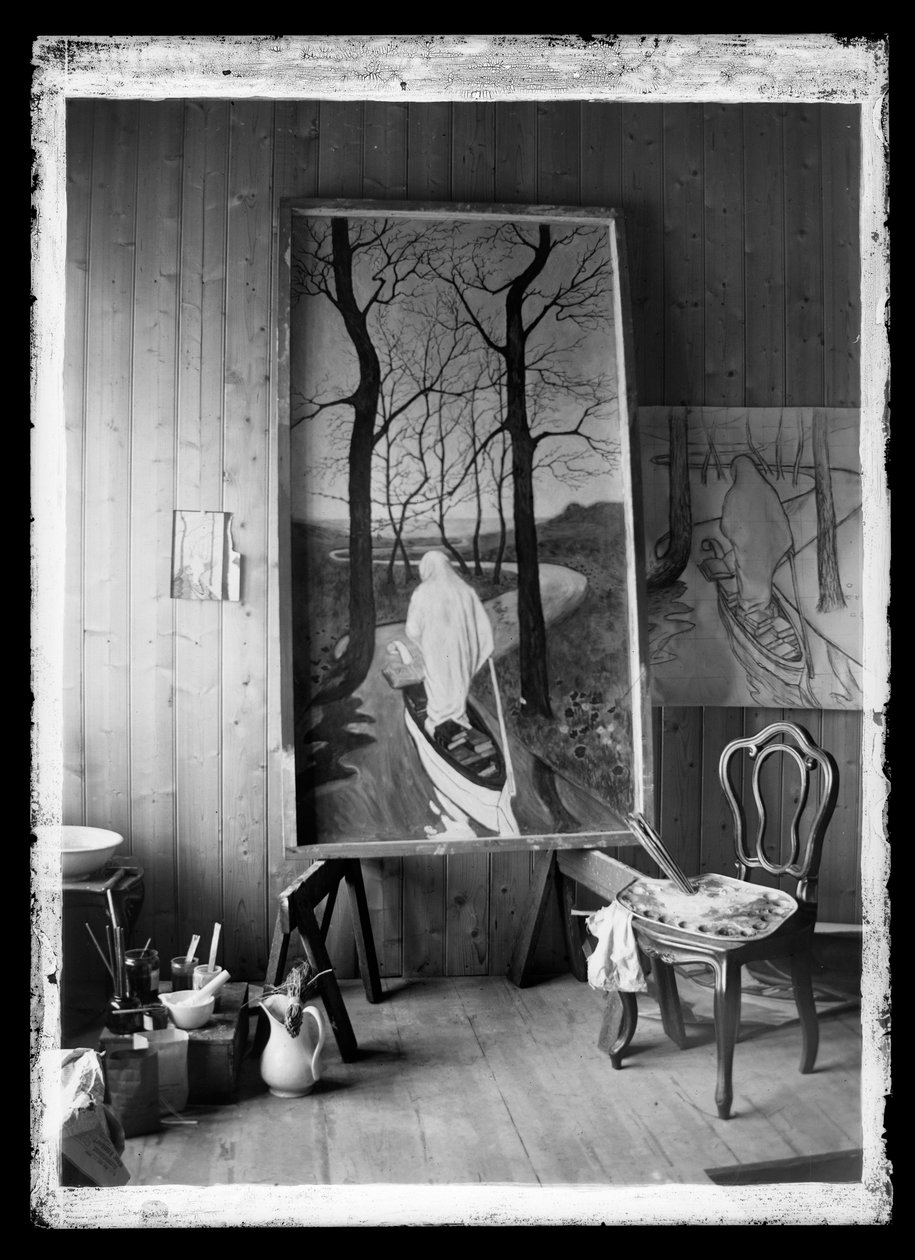In studio, Sui cavalletti l