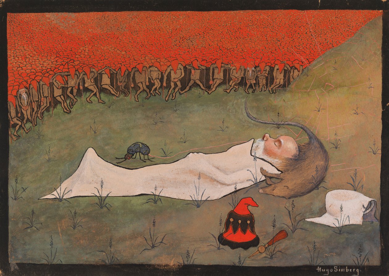 Re Hobgoblin che dorme da Hugo Simberg