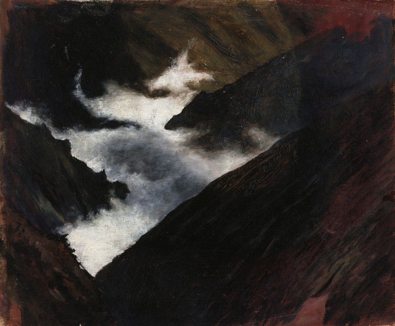 Torrente montano nel Caucaso da Hugo Simberg