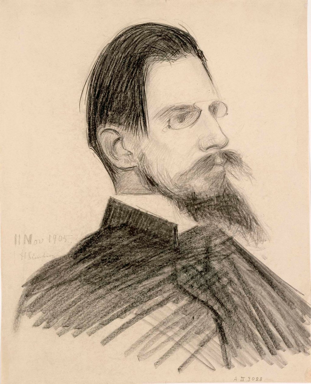 Ritratto di Otto Donner da Hugo Simberg