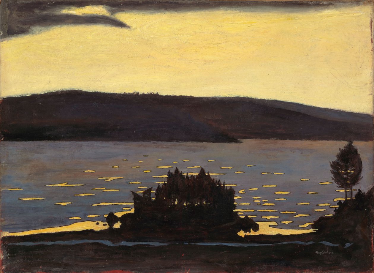 Serata di primavera, Rompighiaccio da Hugo Simberg