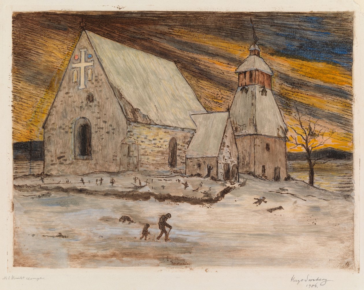 La peste nera da Hugo Simberg