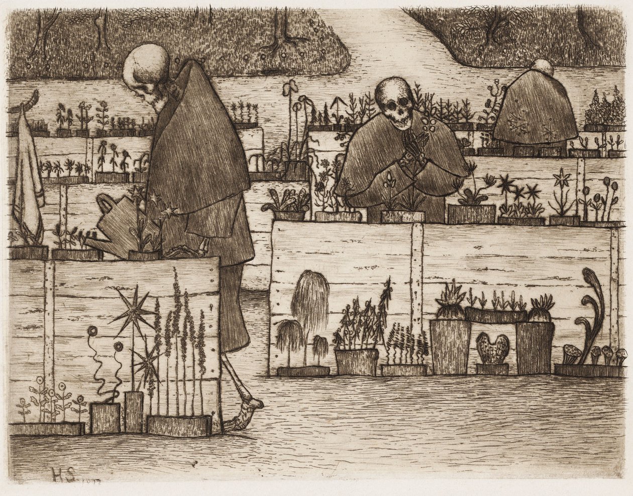 Il giardino della morte; Nel giardino della morte da Hugo Simberg