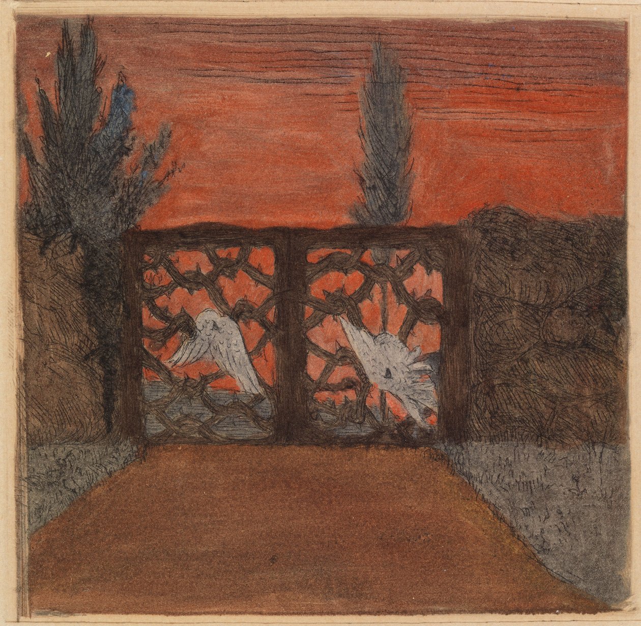 Cancello di spine da Hugo Simberg