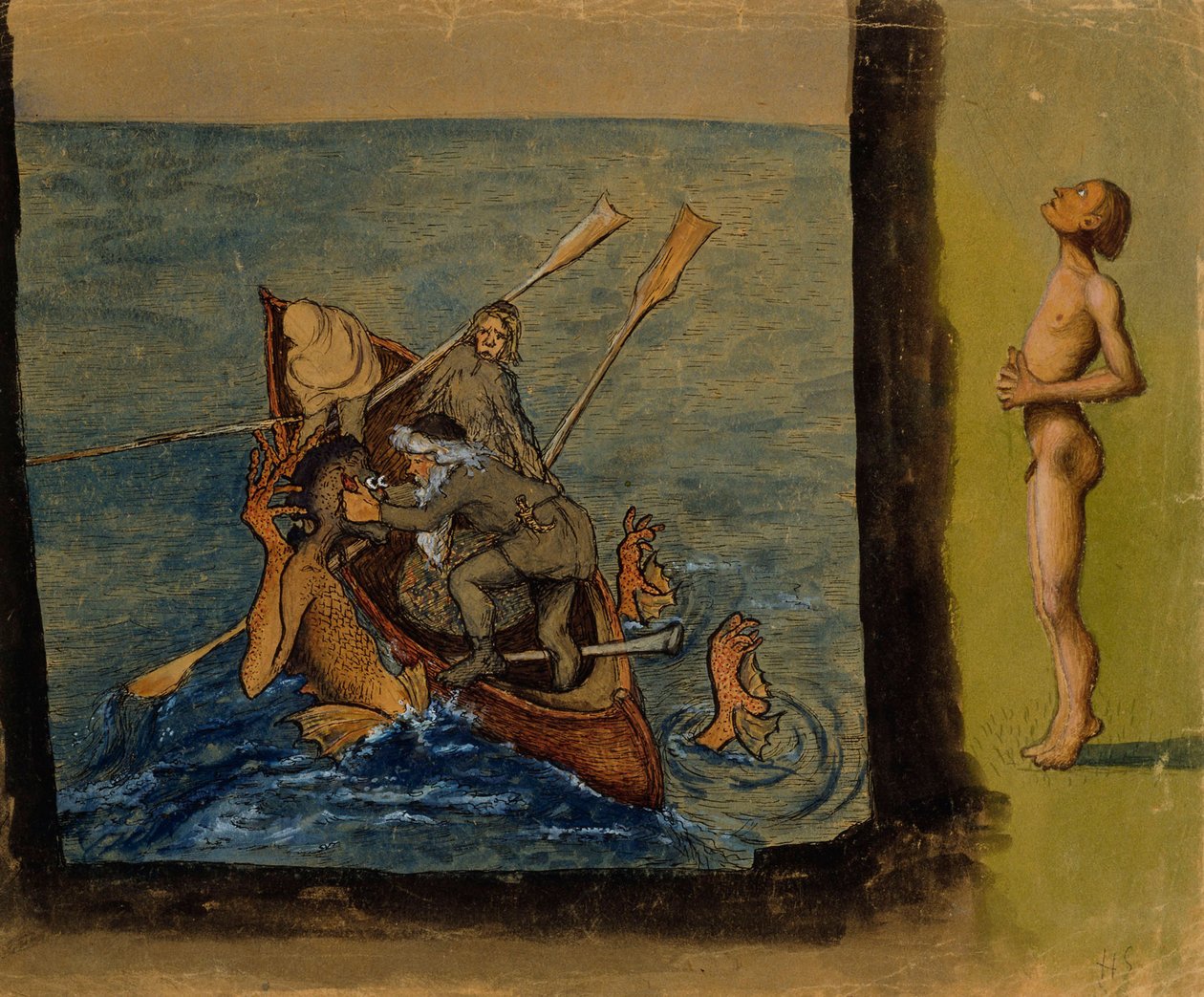 Väinämöinen e Ikiturso da Hugo Simberg