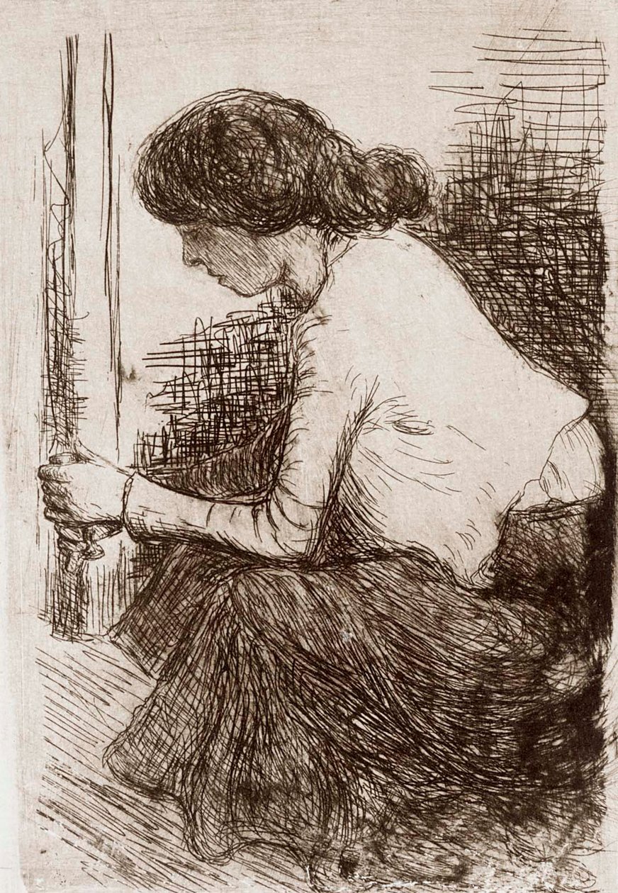 Donna seduta da Hugo Simberg