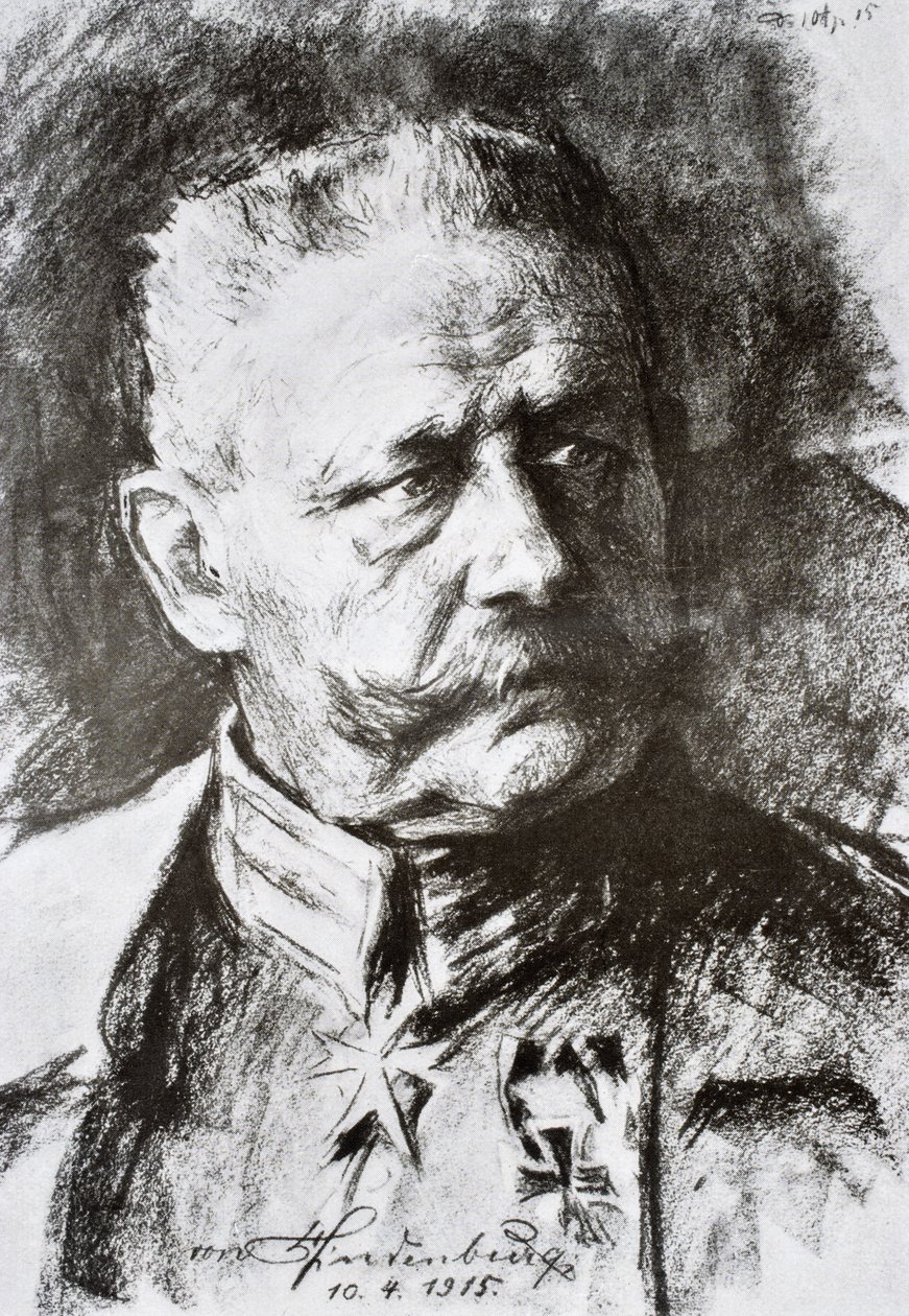 Generale Paul von Hindenburg da Hugo Vogel