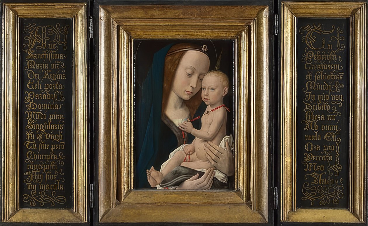 Madonna con il bambino da Hugo van der Goes