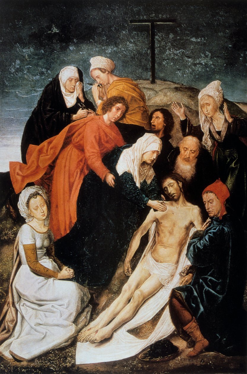 La lamentazione, c1479 da Hugo van der Goes