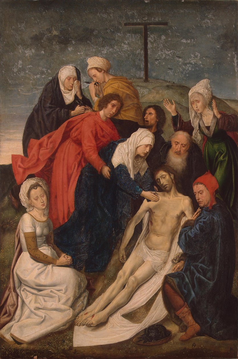 Il lamento su Cristo morto da Hugo van der Goes
