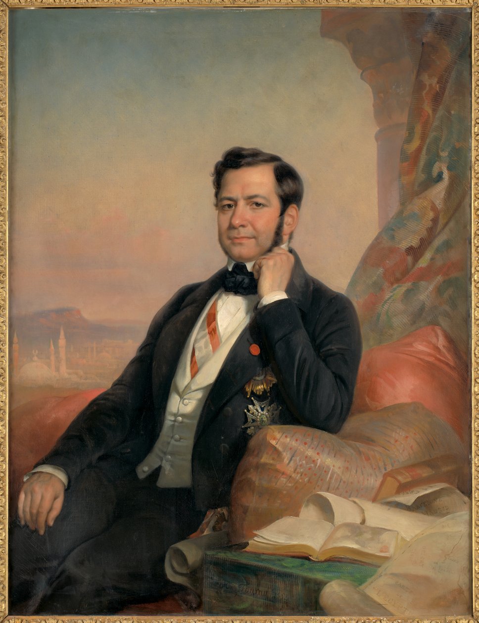 Ritratto di Ferdinando de Lesseps da Hugues Foureau