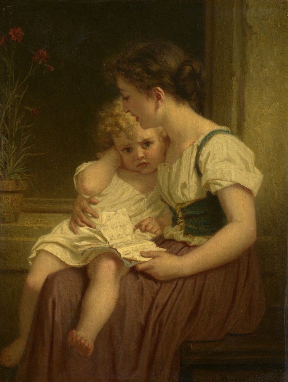 Madre e figlio da Hugues Merle