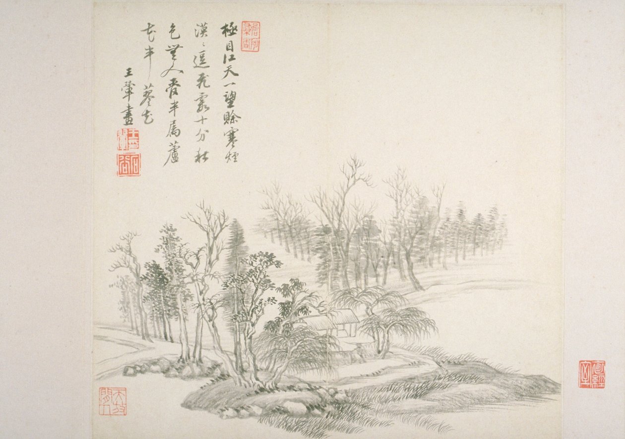 Album Dopo Vecchi Maestri e Poesie (album (10 fogli), inchiostro su carta) da Hui Wang