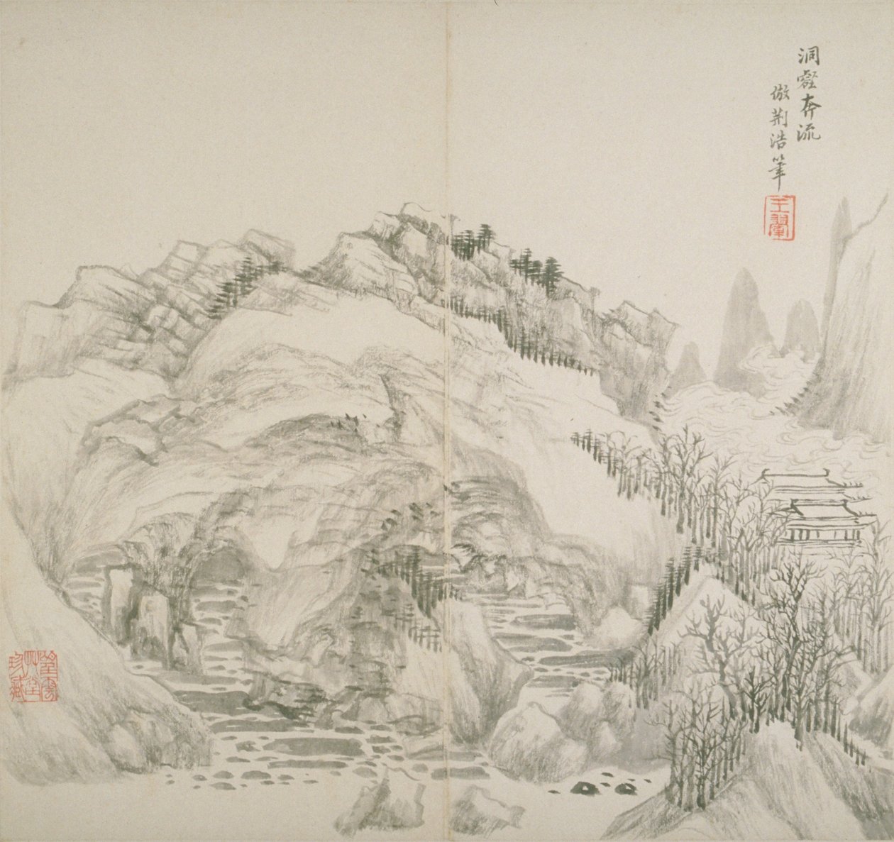Album dopo i vecchi maestri e poesie da Hui Wang
