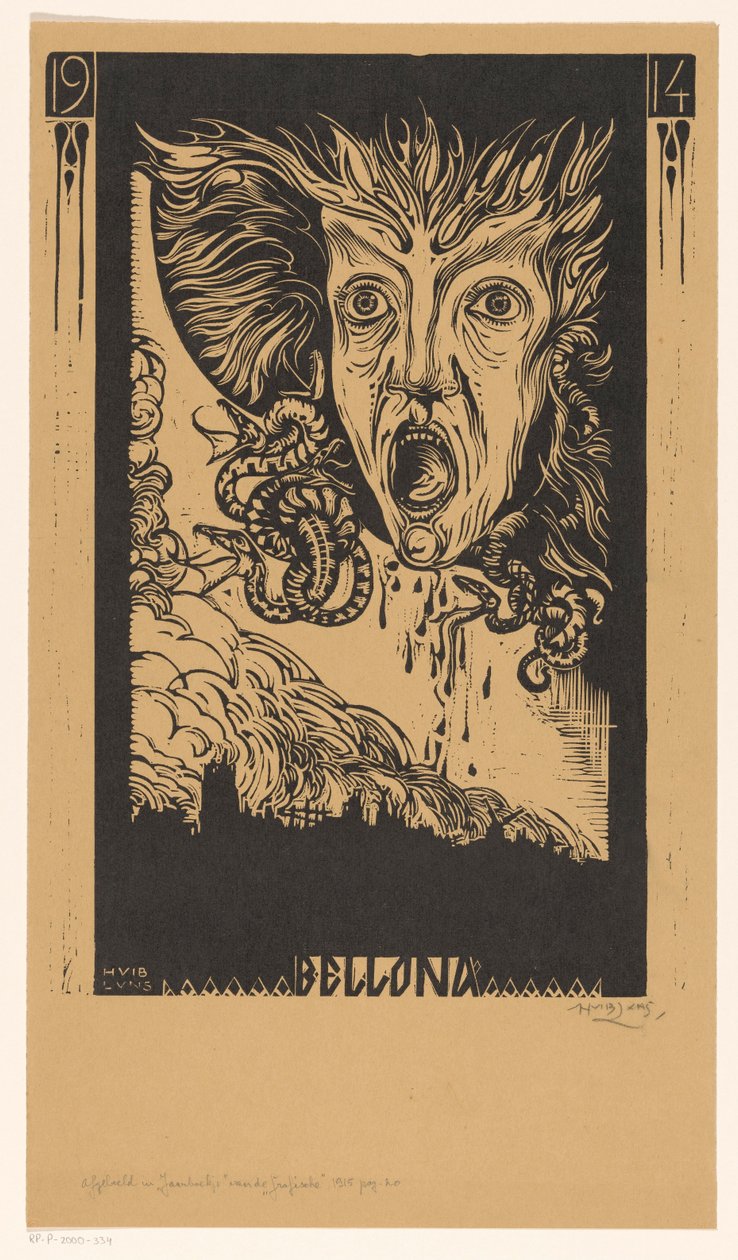 Bellona da Huib Luns (signed by artist)