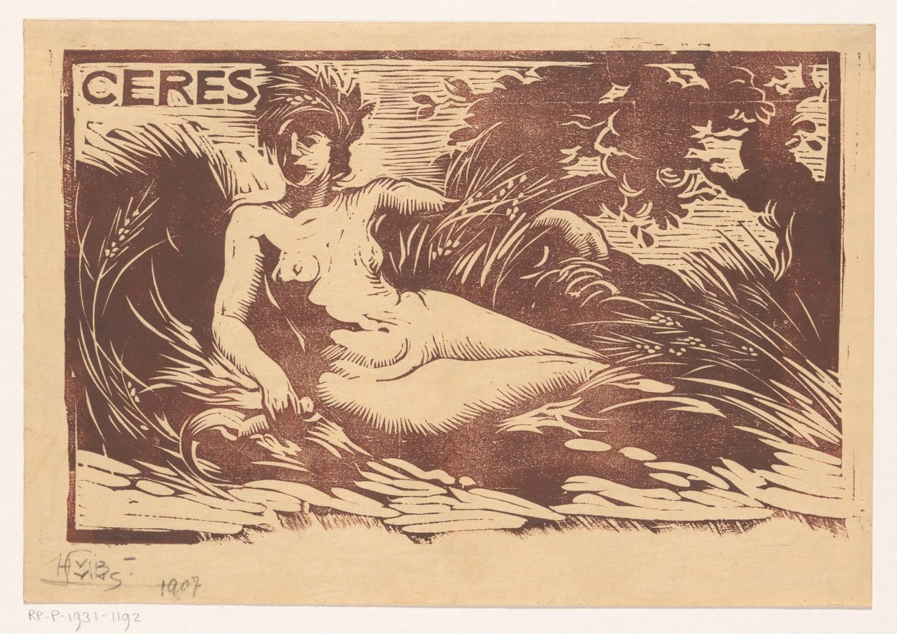 Cerere da Huib Luns (signed by artist)