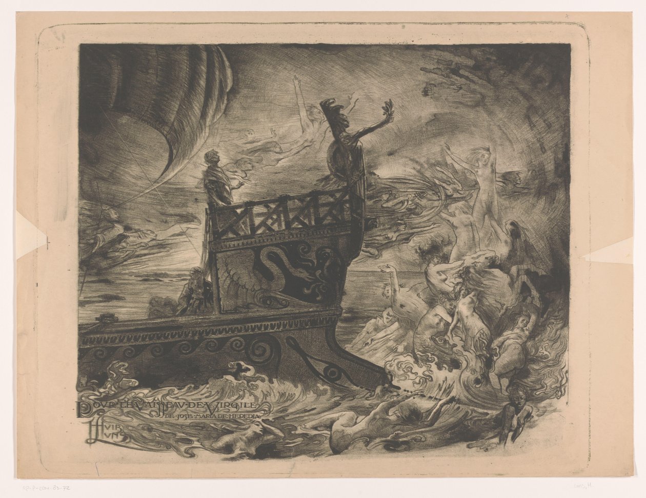 Pour le vaisseau de Virgile da Huib Luns