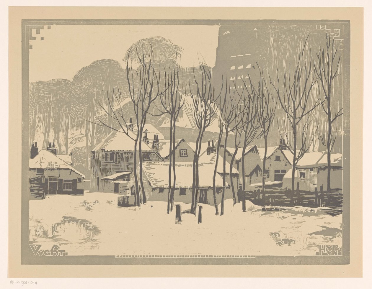 Vught nella neve da Huib Luns