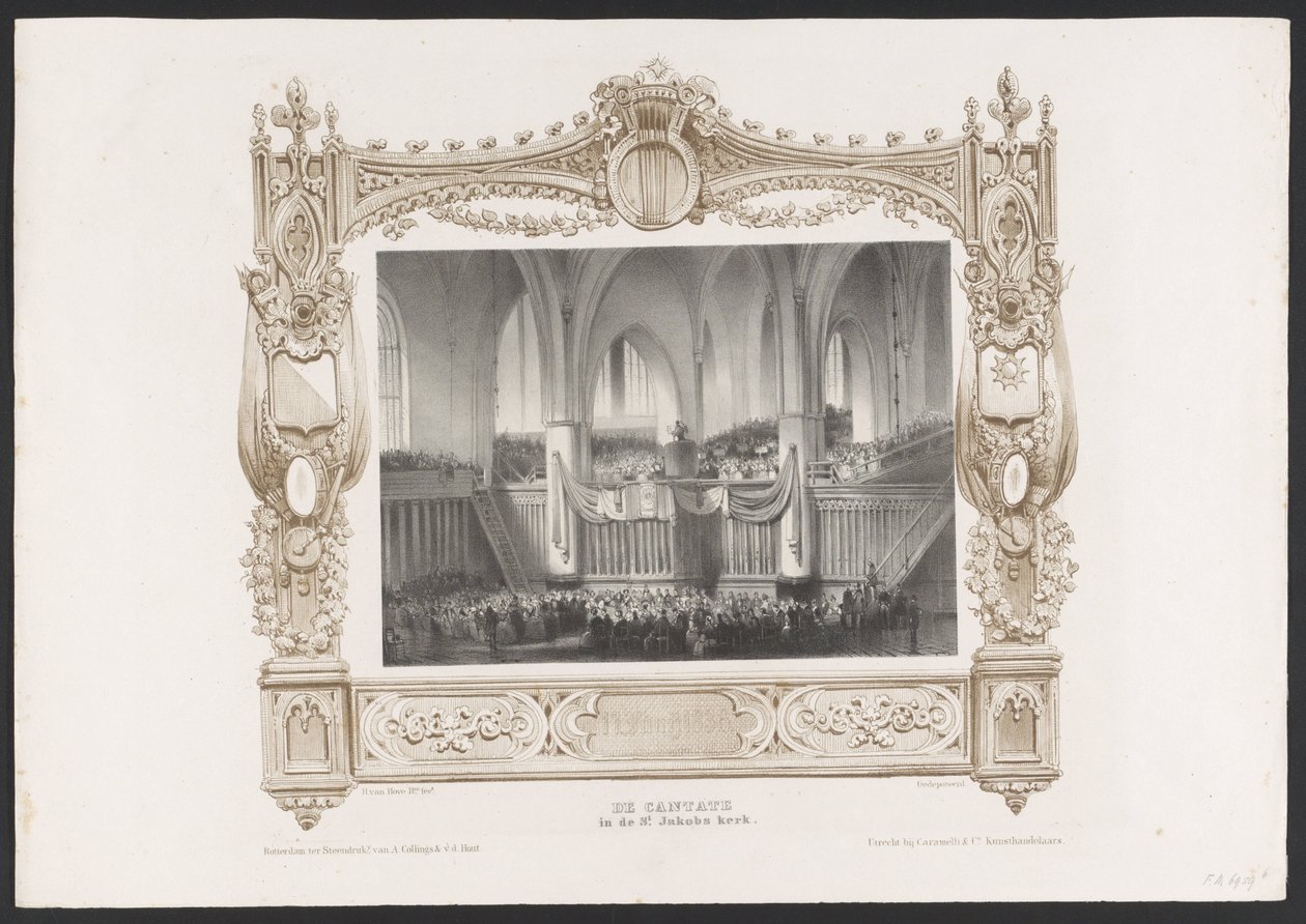 Parata con una tipografia, 1836 da Huib van Hove Bz