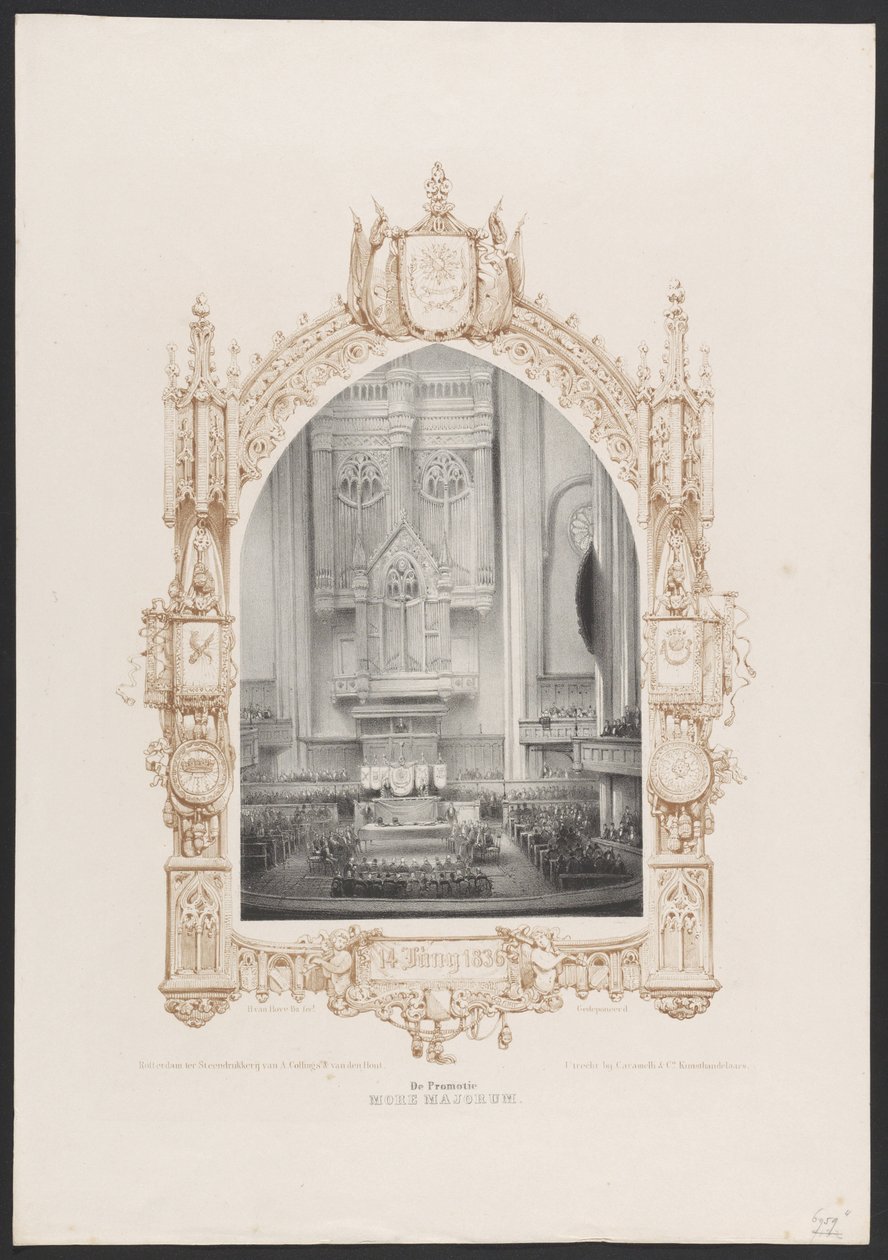 Promozione More Majorum, 1836 da Huib van Hove Bz