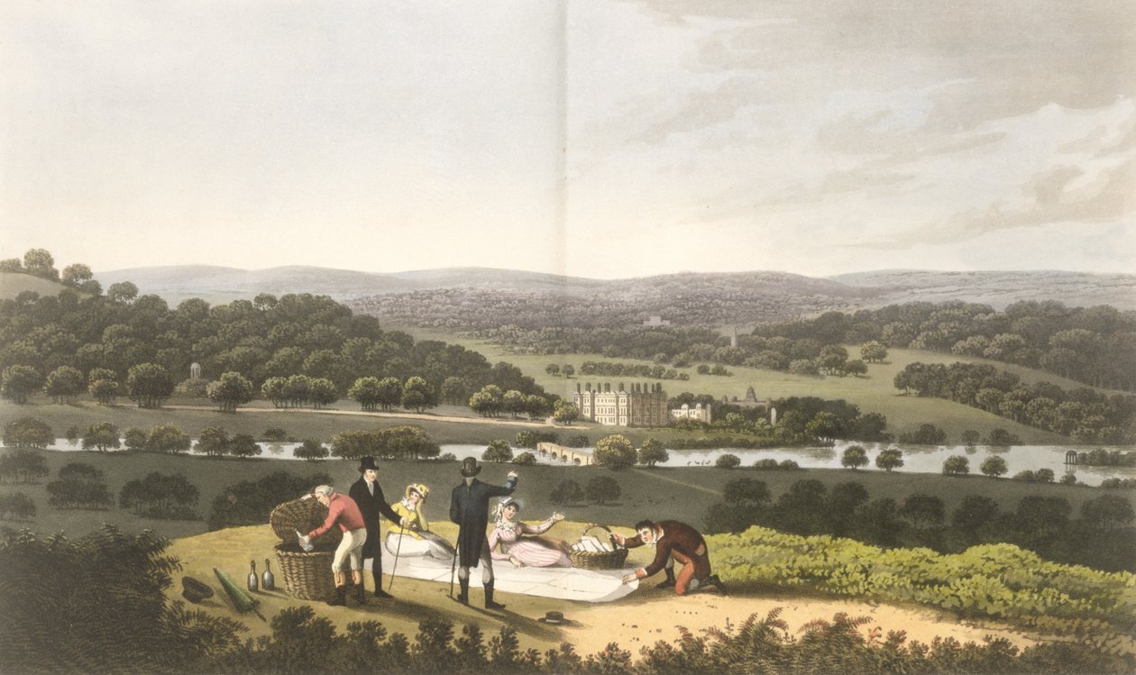 Veduta generale di Longleat dalla collina del prospetto, da 
