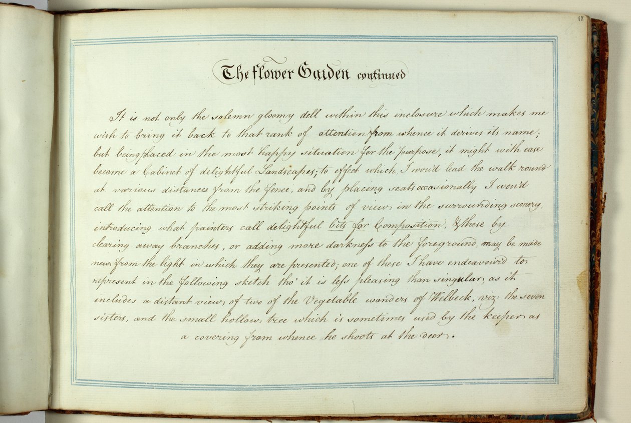 Libro Rosso: Welbeck da Humphry Repton