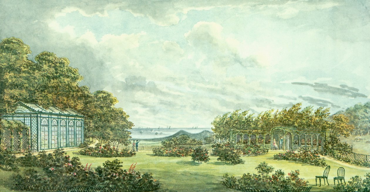 Libro rosso per Sheringham Hall, c.1812 da Humphry Repton