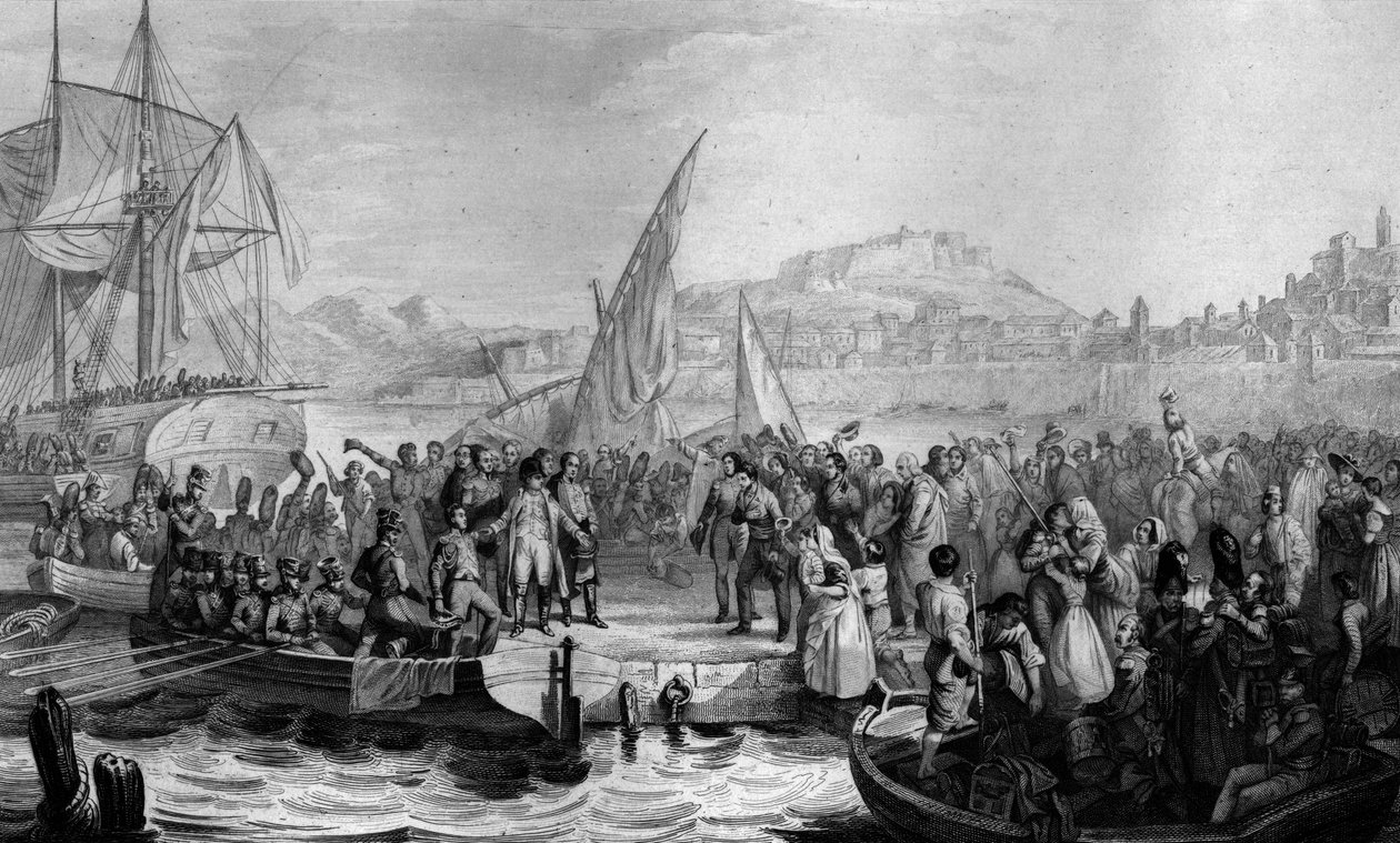 Napoleone I a Portoferriao da Huot Huot