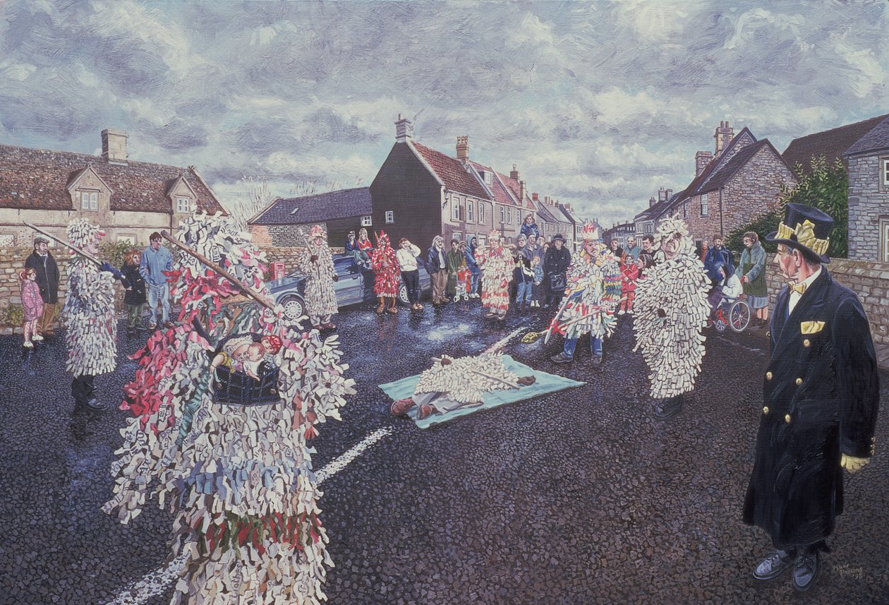 Boxing Day Mummers, Marshfield, 1998 da Huw S. Parsons