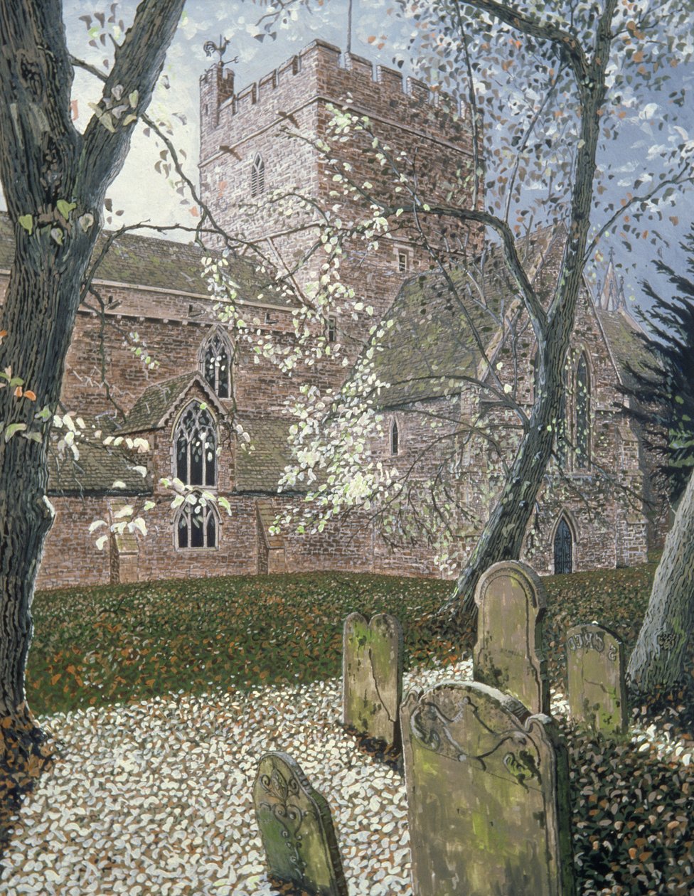 Cattedrale di Brecon, giorno d