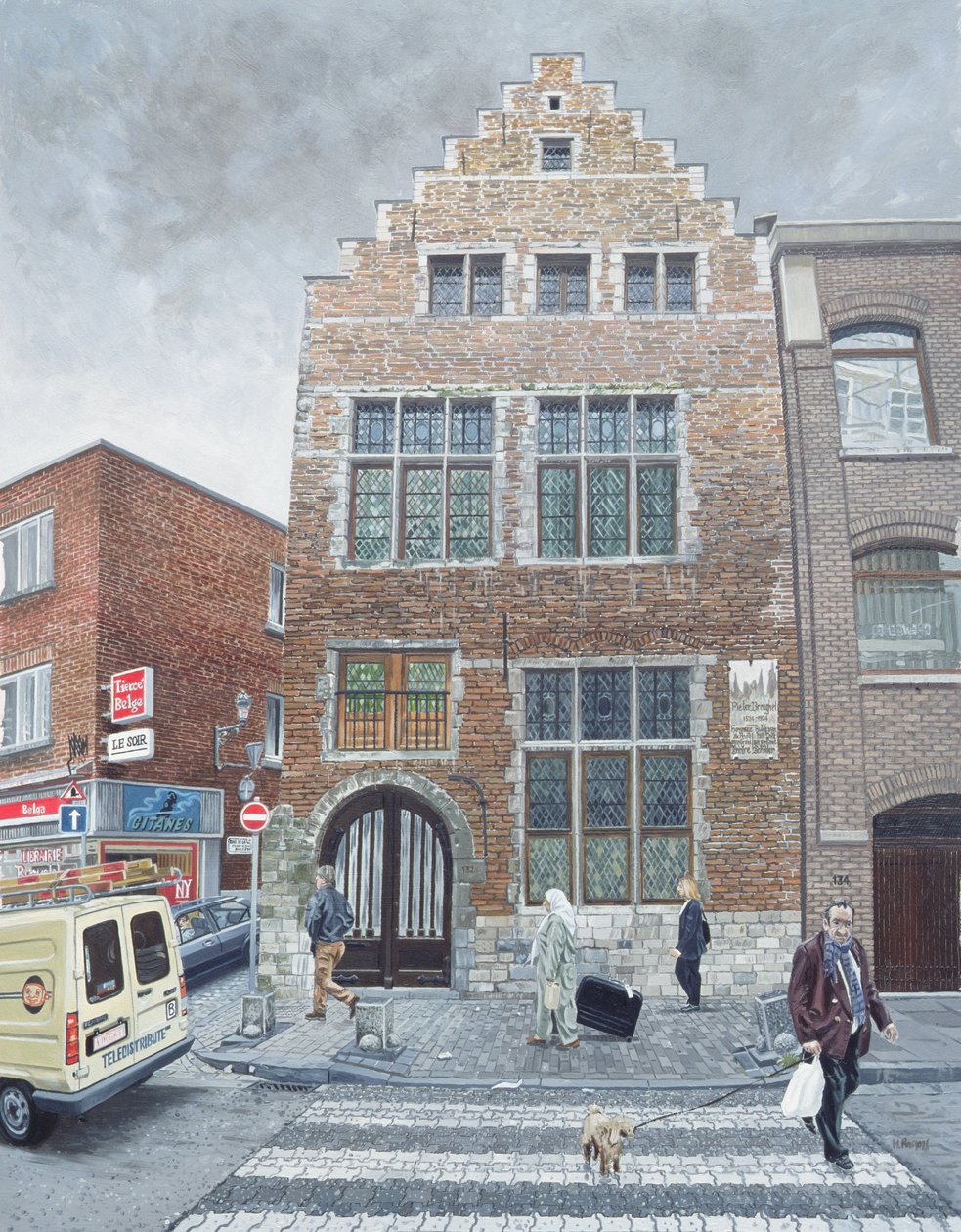 Casa di Pieter Brueghel a Bruxelles, 1996 da Huw S. Parsons
