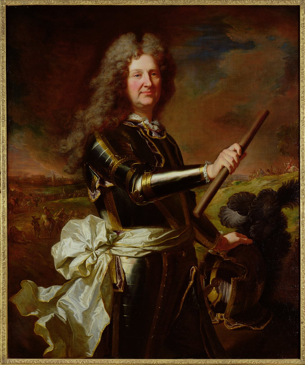Ritratto di Charles-Auguste de Matignon, Conte di Gace, Maresciallo di Francia (1647-1724) 1691 da Hyacinthe Francois Rigaud