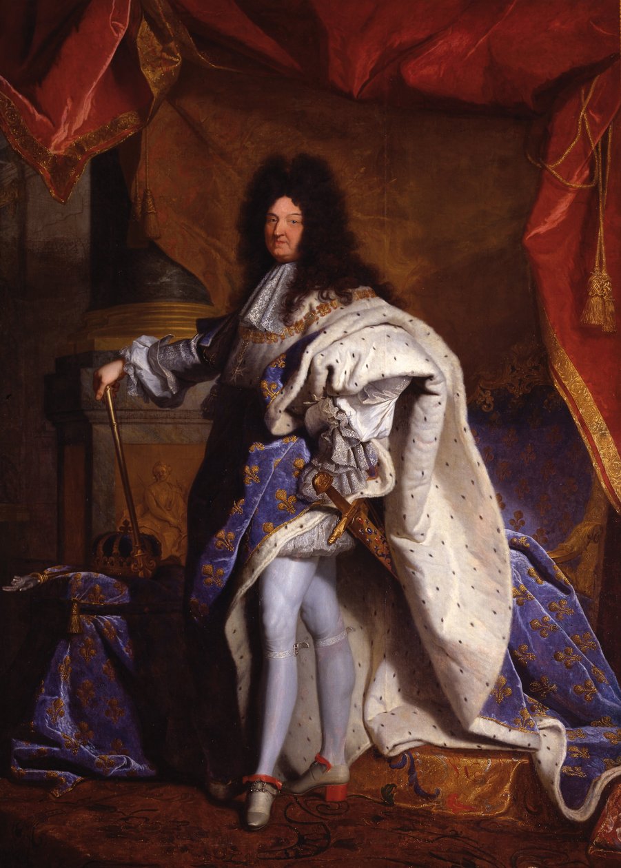 Luigi XIV, re di Francia (1638-1715) da Hyacinthe Francois Rigaud