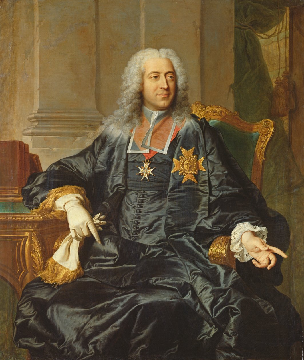 Marc-Pierre de Voyer-de-Paulmy, Conte di Argenson da Hyacinthe Francois Rigaud