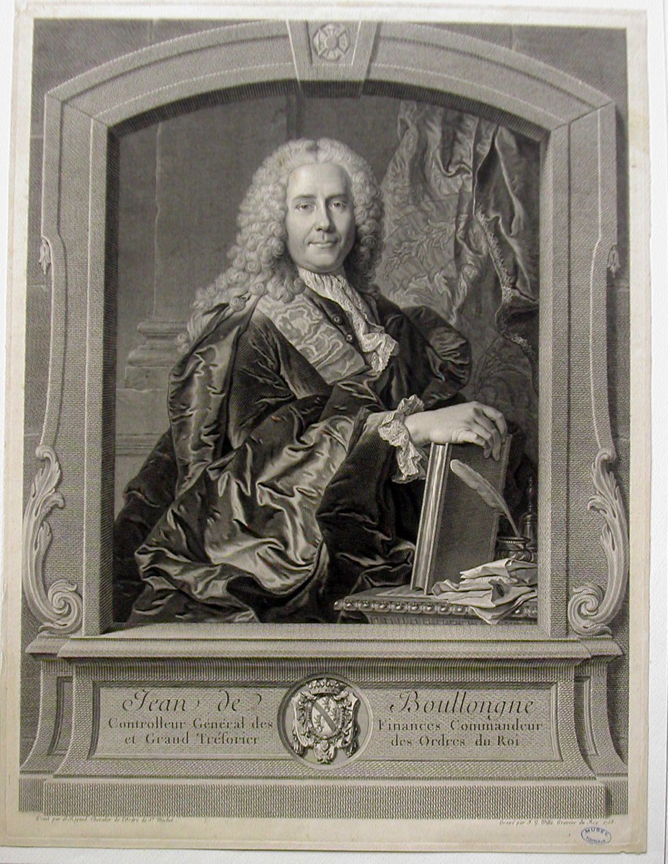 Ritratto di Jean-Louis de Boullongne da Hyacinthe Francois Rigaud