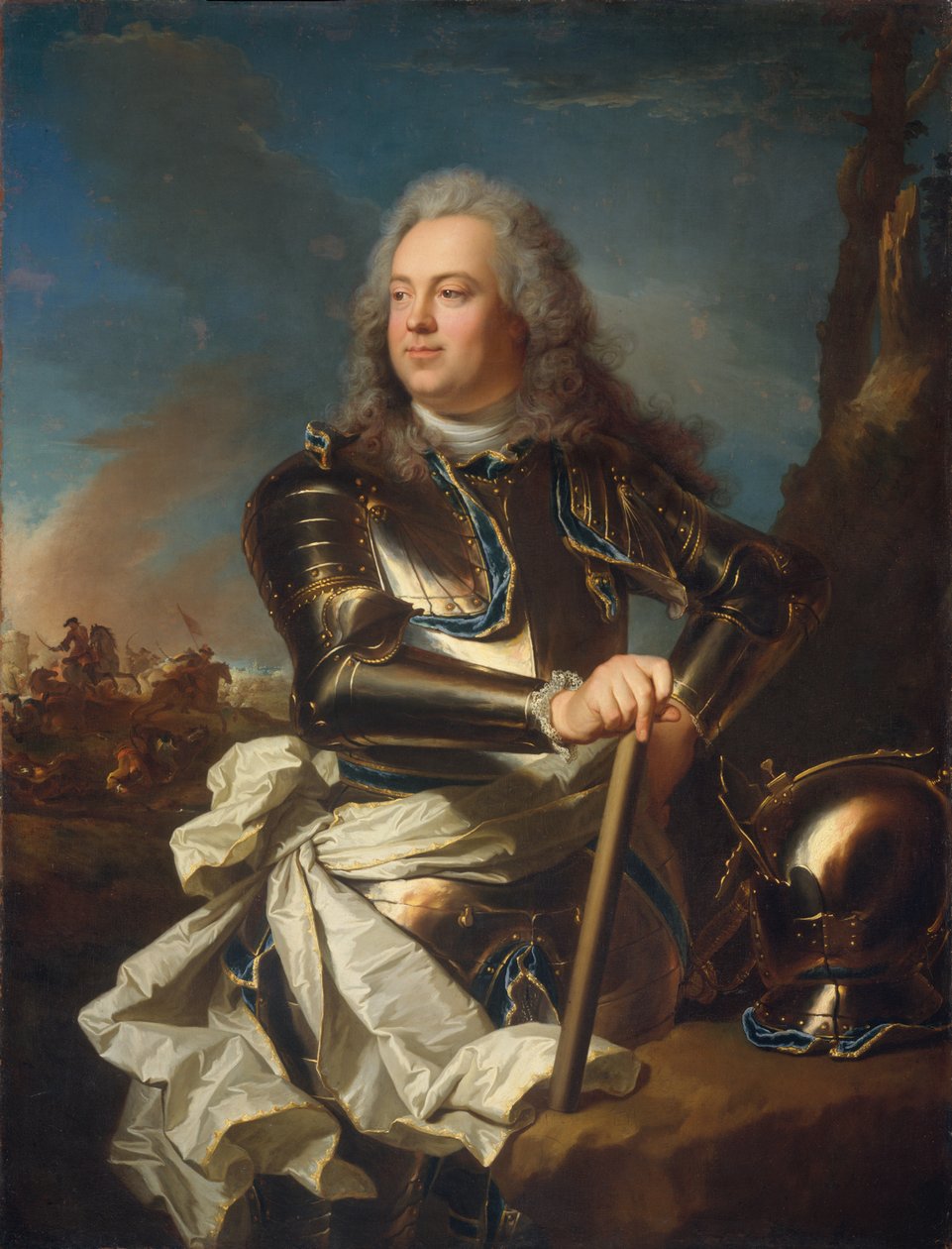 Ritratto di un Ufficiale Militare da Hyacinthe Francois Rigaud