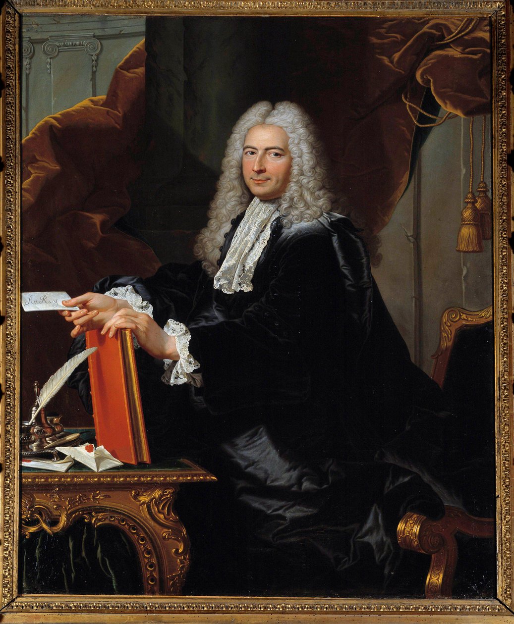 Ritratto di Philibert Orry (1689-1747), Controllore Generale delle Finanze da Hyacinthe (studio of) Rigaud