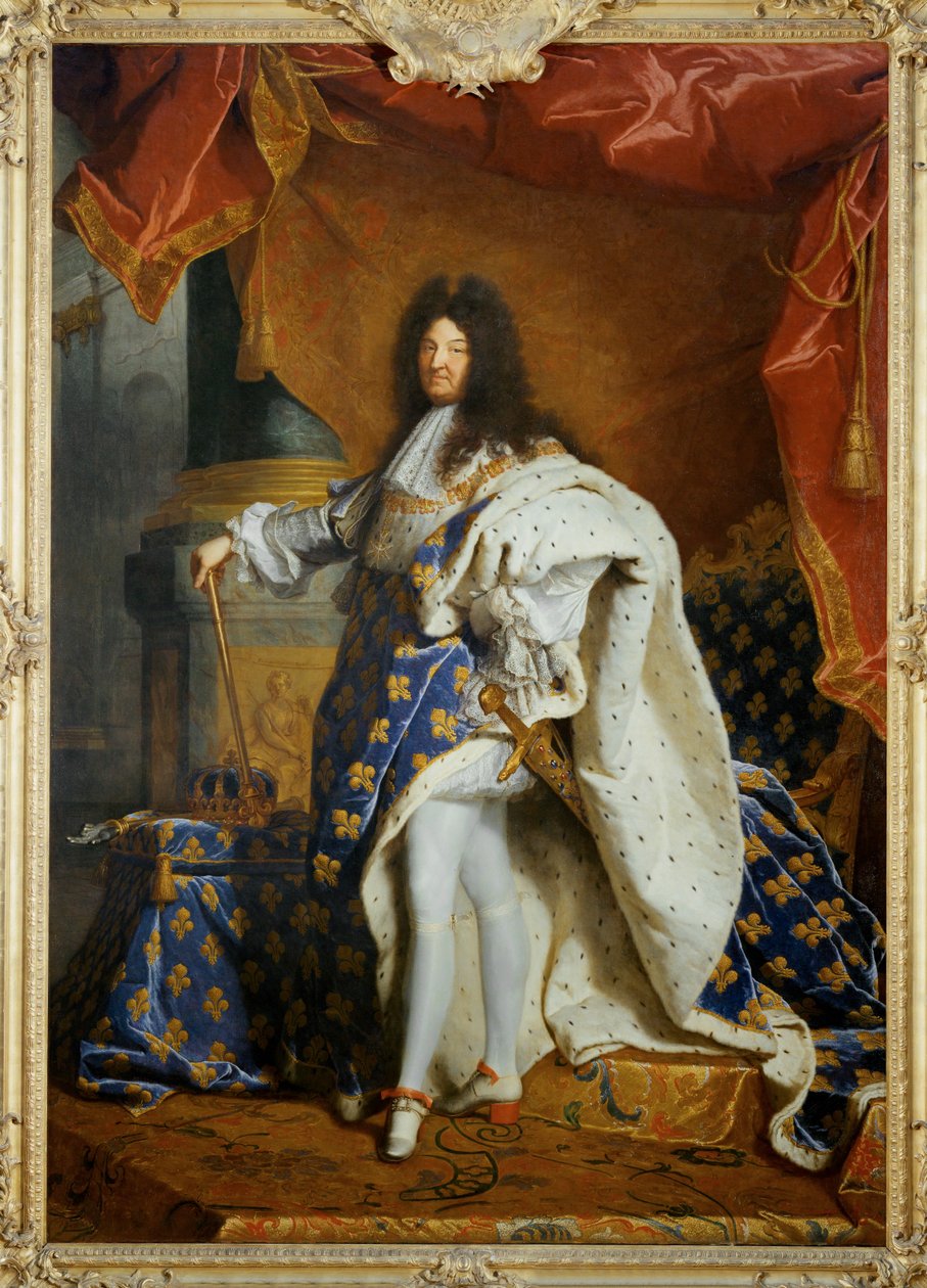 Luigi XIV, re di Francia Ritratto in costume reale ... da Hyacinthe Francois Rigaud